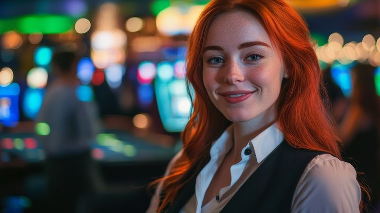 Live casino table with multiple betting positions